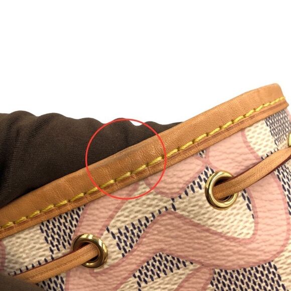 Louis Vuitton Nano Noe Damier Azur Canvas Shoulder Bag - Picture 12 of 12